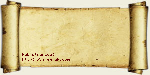 Jovanka Bzenić vizit kartica